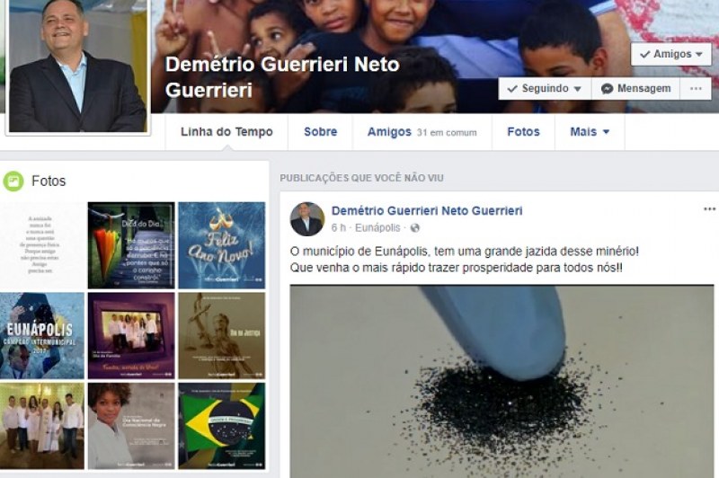 Foto: Facebook/Reprodução